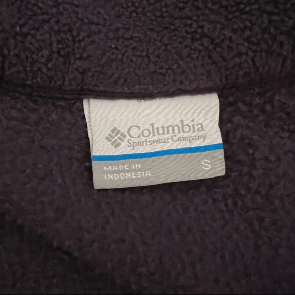 Columbia Purple Fleece Jacket, Size Small - Picture 5 of 5
